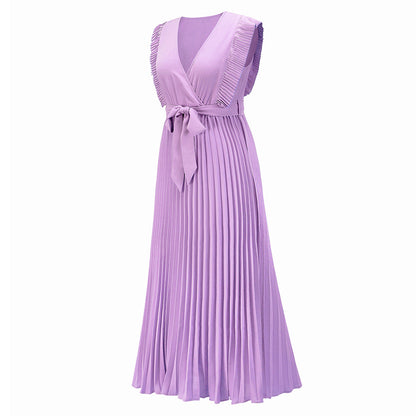 Casual Chiffon Sleeveless Women Long Maxi Dresses
