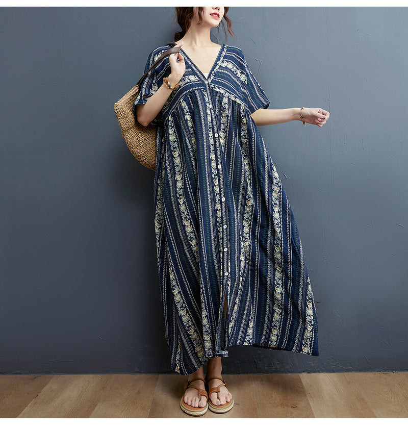 Summer Plus Sizes Long Cozy Dresses