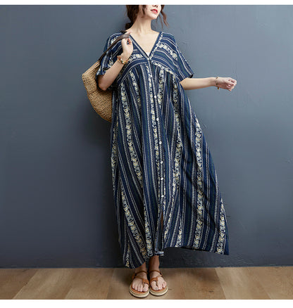 Summer Plus Sizes Long Cozy Dresses