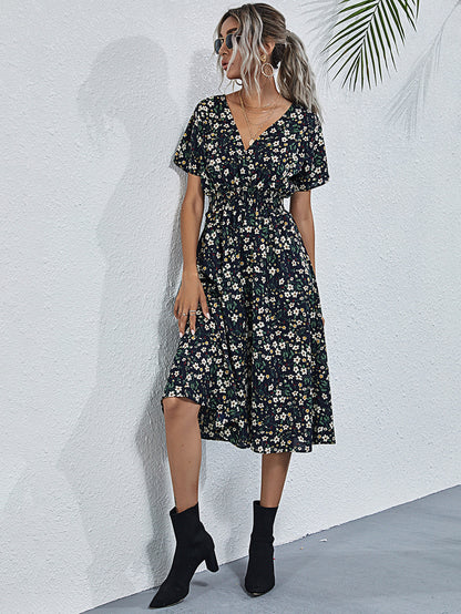 Summer Daily Short Sleeves Sun Dresses