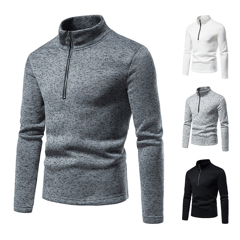 Turtleneck Zipper Men's Sweaters