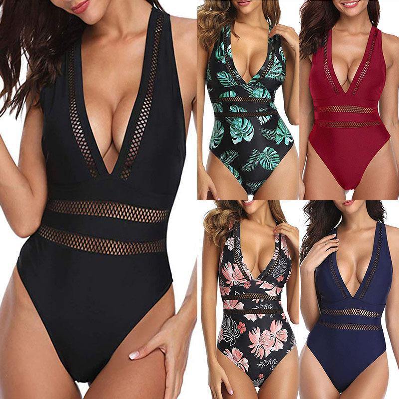Sexy Women Summer Beach One Piece Swimsuits-STYLEGOING