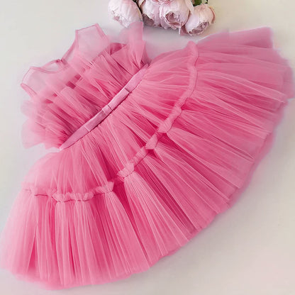 Cute Bow Sleeveless Princess Party Dresses