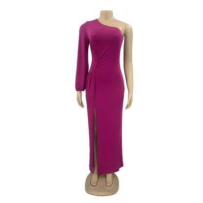 Classy One Shoulder Tight Dresses