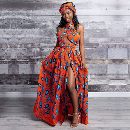 African Girl DIY Sexy Bangdage Women Jumsuits