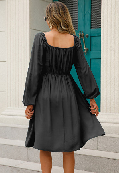 Off The Sholuder Fall A Line Dresses