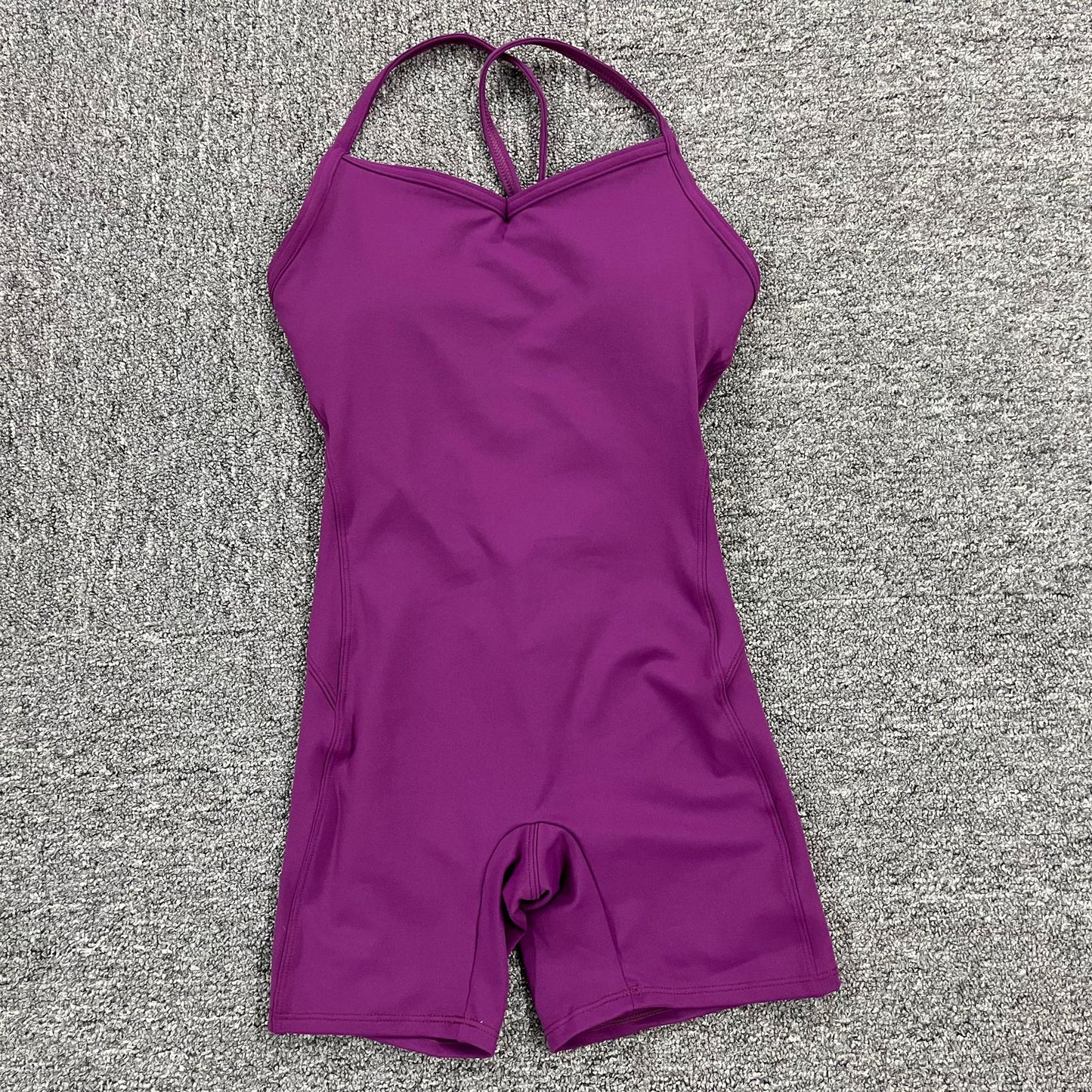 Sexy Backless Tight Short Sports Jumpsuits
