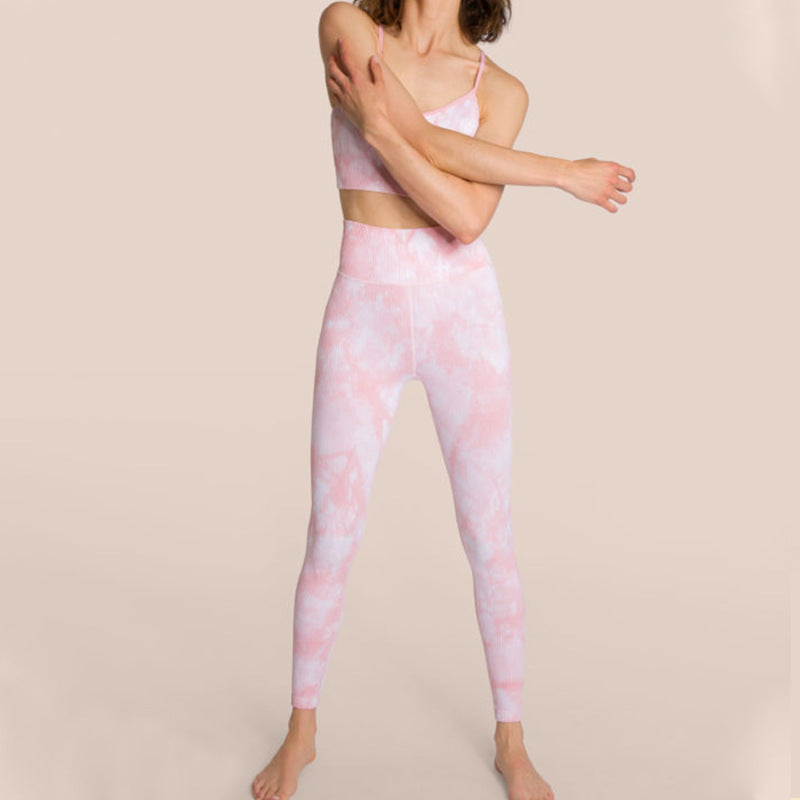 Sexy Fast Drying Dyed Yoga Sets for Women