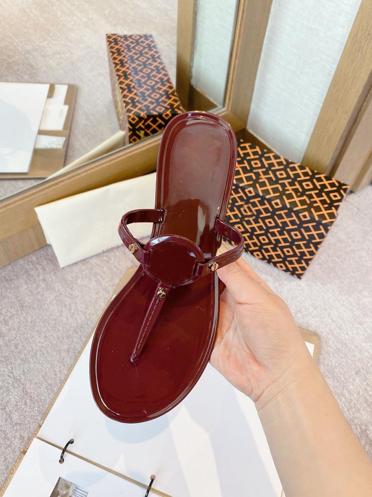 Women Beach Foot Clip Metal Button Flat Heel-STYLEGOING