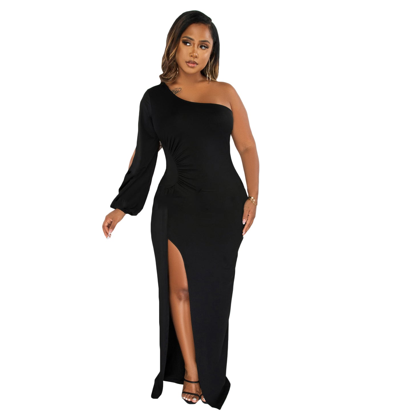 Classy One Shoulder Tight Dresses