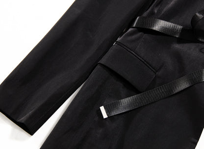 Irregular Designed Black Blazers for Women