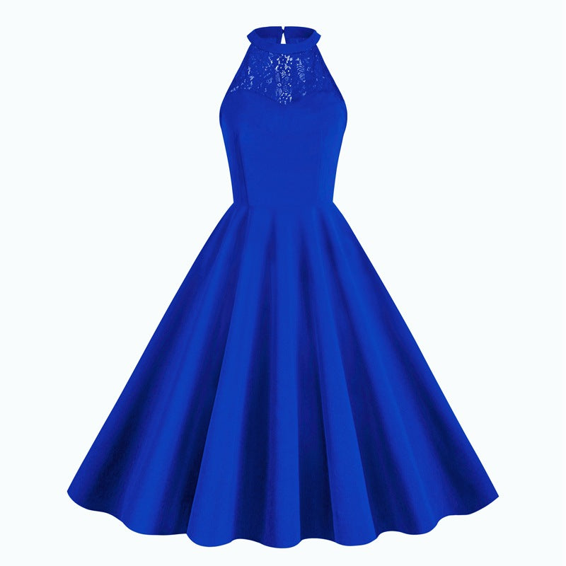 Elegant Sleeveless Halter Party Dresses