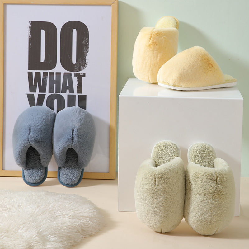 Anti Skip Velvet Plush Winter Slippers