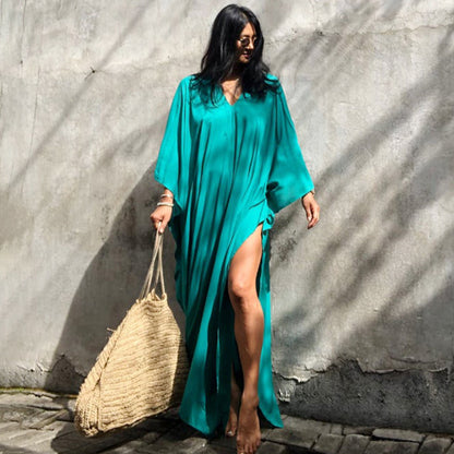 Summer Women Holiday Beach Bikini Long Romper