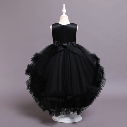 Lovely Girl's Princess Brush Train Ball Party Dresses