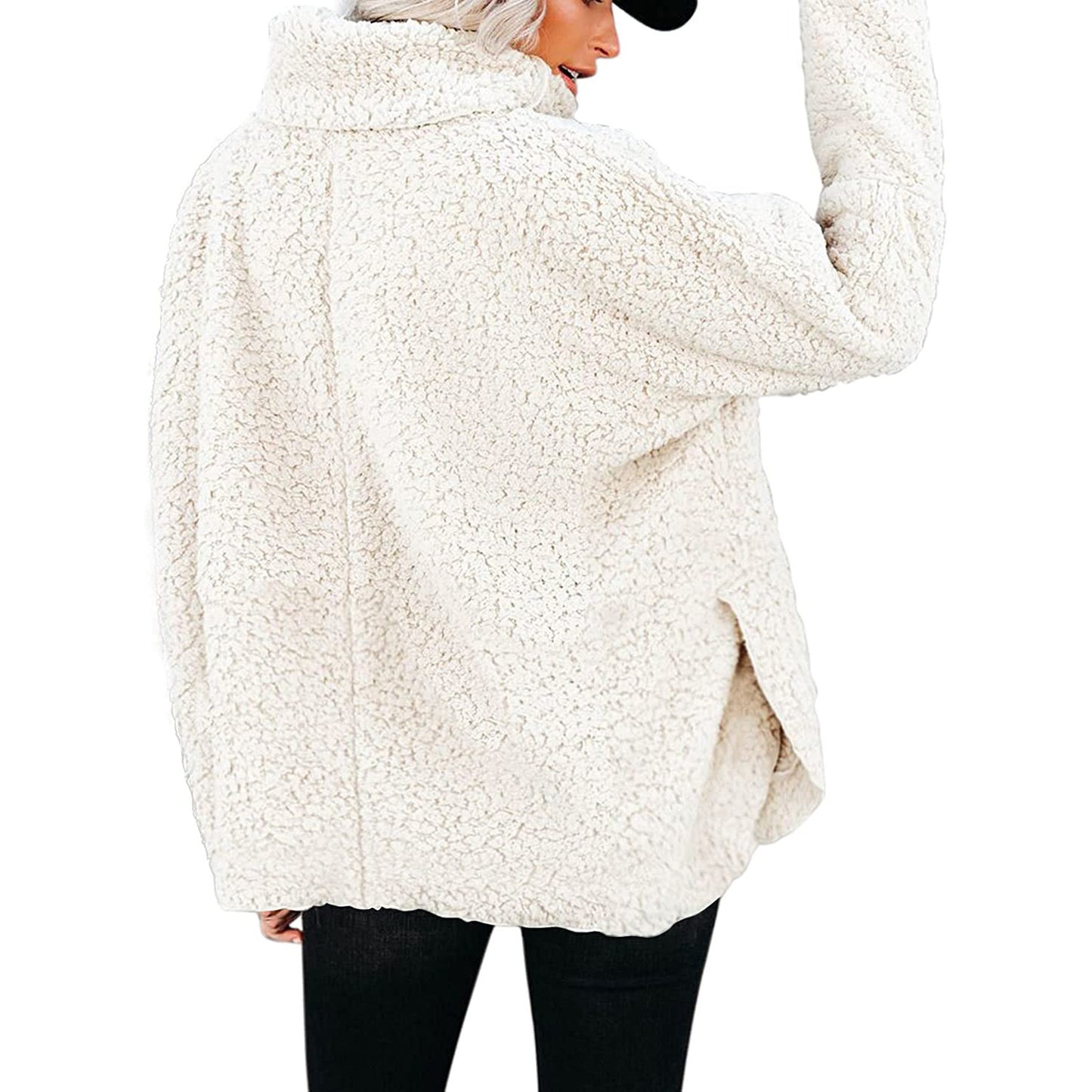 Women Warm Turtleneck Woolen Plus Sizes Winter Sweaters