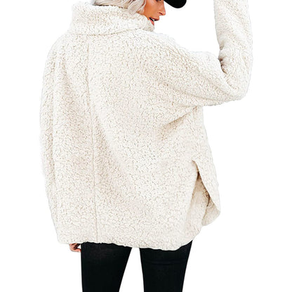 Women Warm Turtleneck Woolen Plus Sizes Winter Sweaters