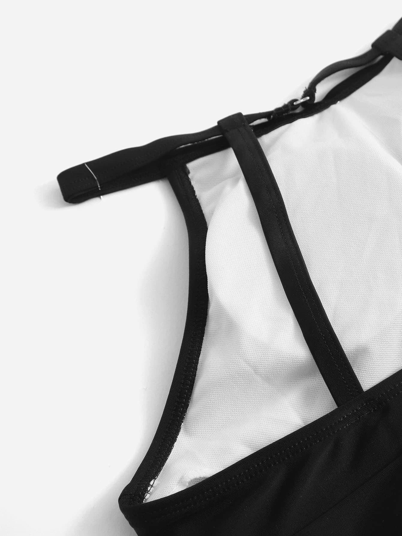 Sexy High Waist Two Pieces Summer Bikini Swimsuits