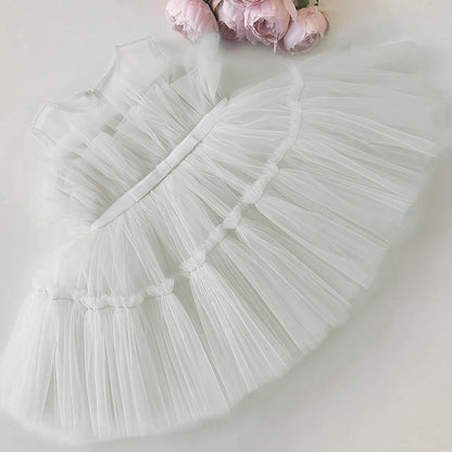 Cute Bow Sleeveless Princess Party Dresses