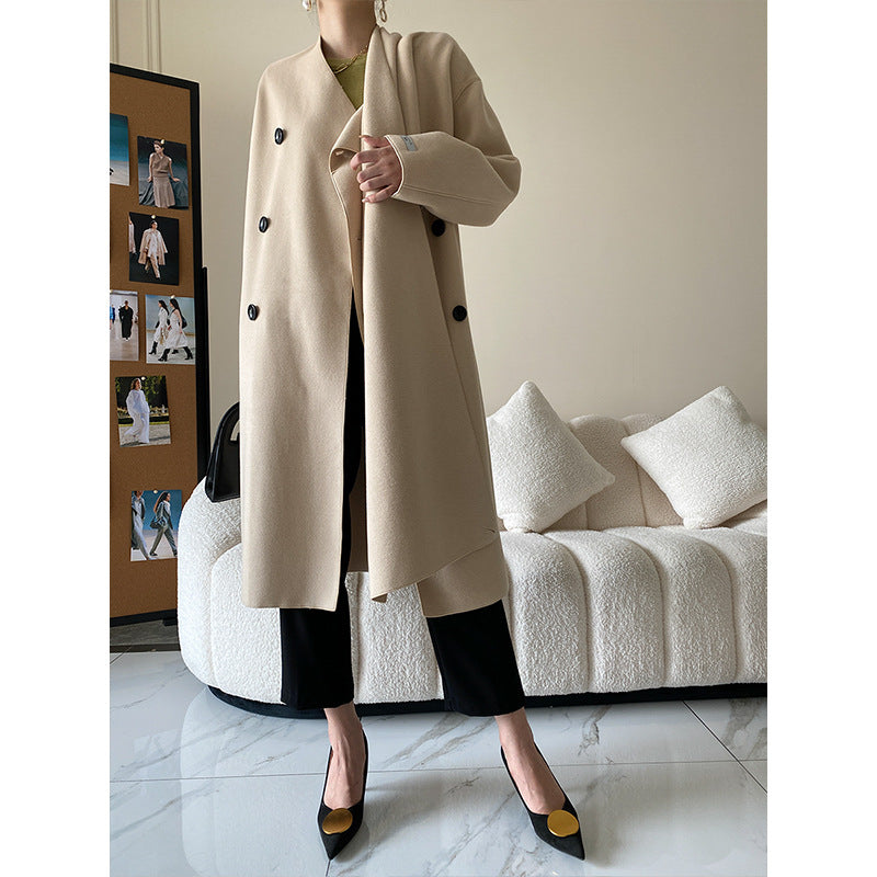 Desined Luxury Woolen Overcoats for Women