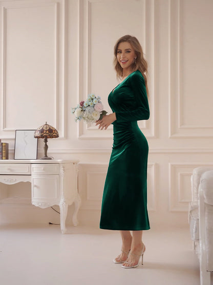 Elegant Velvet Evening Dresses for Women