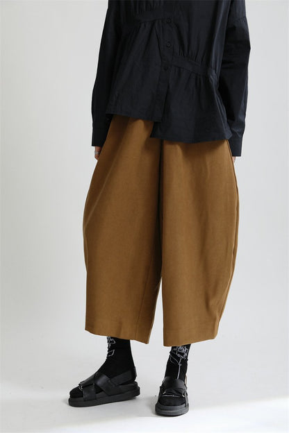 Vintage Women Causal Wide Leg Pants