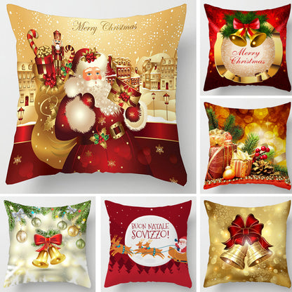 5pcs/Package Merry Christmas Santa Claus Pillow Case