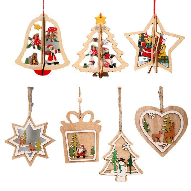 Merry Chritmas Wodden Widget for Decoration