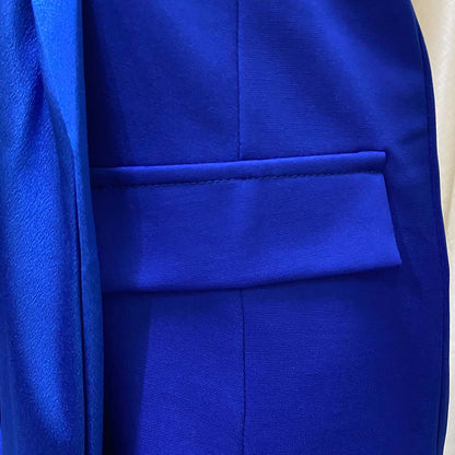 Elegant Women Two Pieces Blazer and Skirts for Women