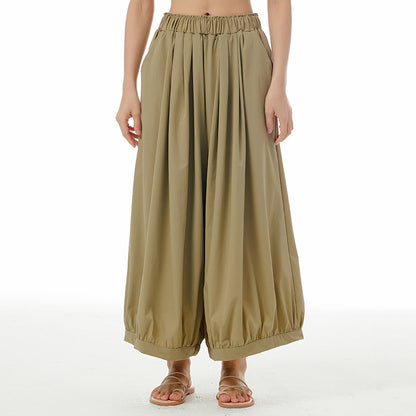 Summer Casual Plus Sizes Wide Legs Pants