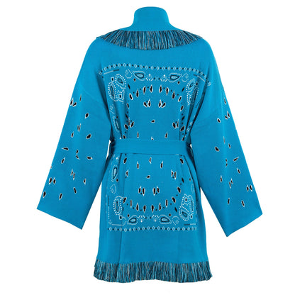 Leisure Women Tassel Bandage Cardigans Sweaters