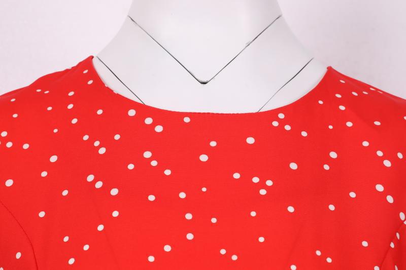 Vintage Short Sleeves Christmas Dresses