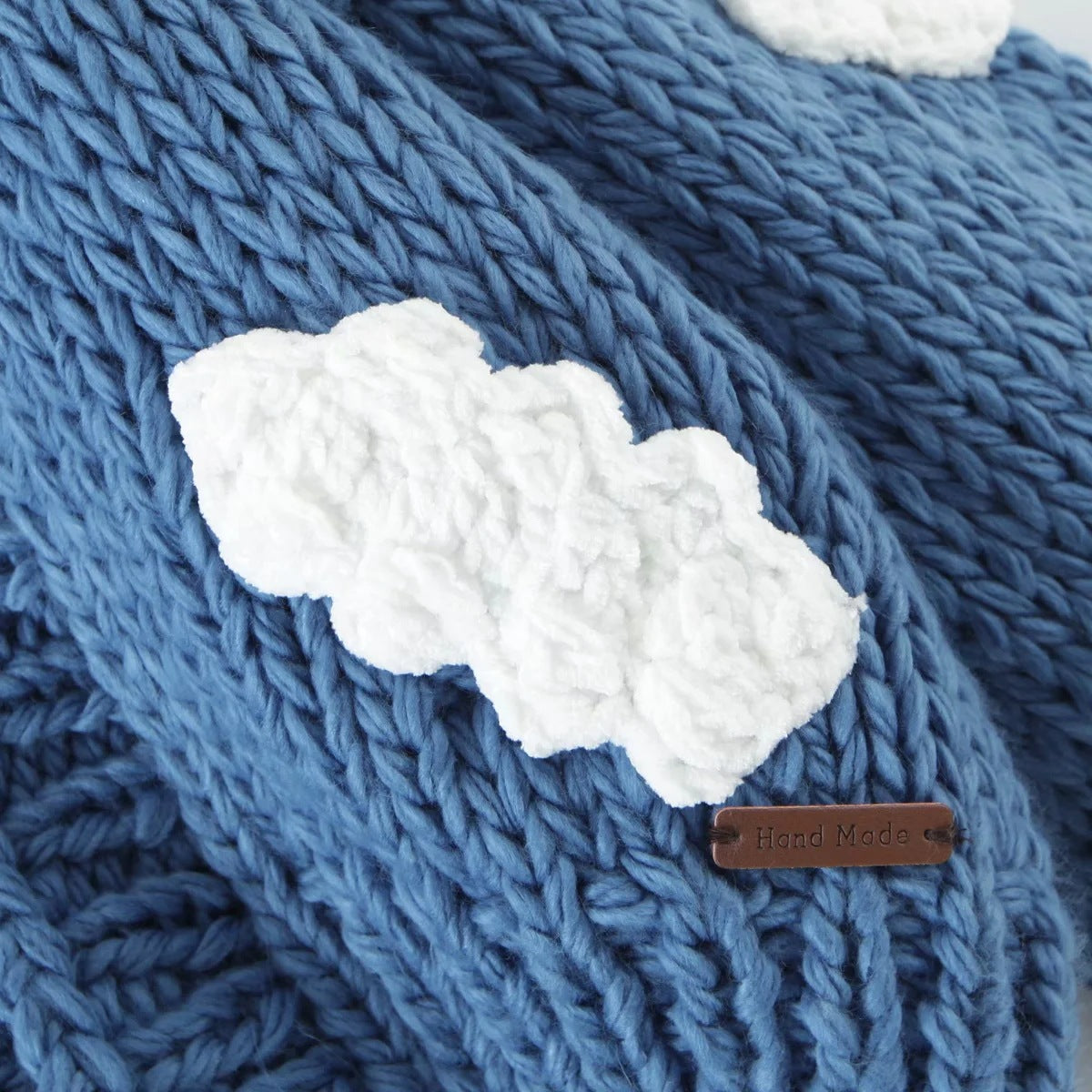 Lovely Handmade 3D Design High Waist Short Sweaters