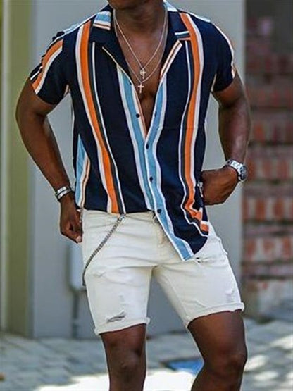 Summer Casual Short Sleeves Shirts for Men