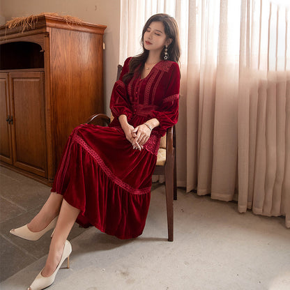 Vintage Long Sleeves Winter Dresses