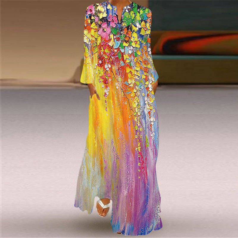 Geometry Design Plus Sizes Long Dresses