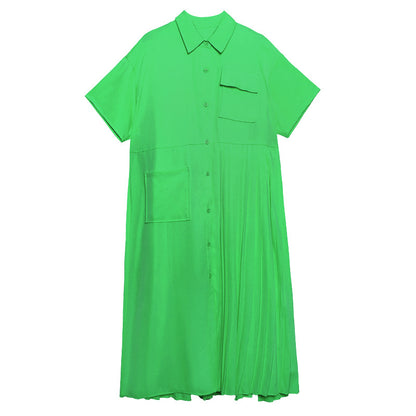 Designed Summer Short Sleeves Long Cozy Dresses