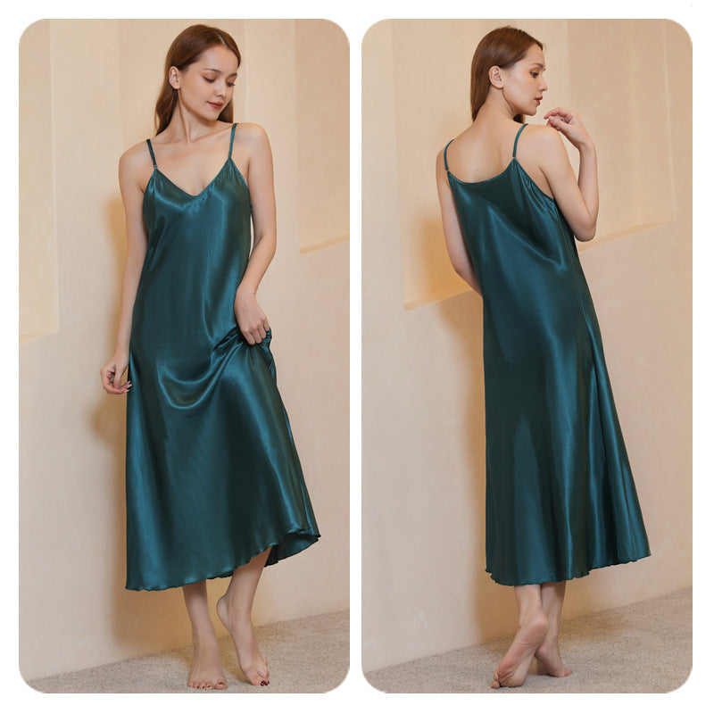 Sexy Satin Women Night Dresses