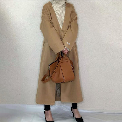 Classy Women Long Winter Overcoat
