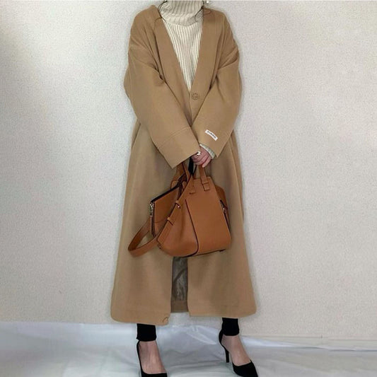 Classy Women Long Winter Overcoat