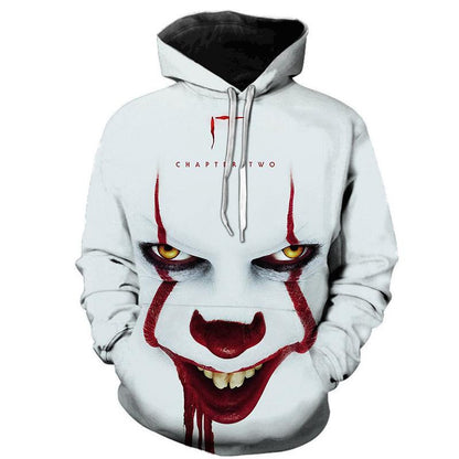 Halloween Clown 3D Prints Casual Hoodies-STYLEGOING