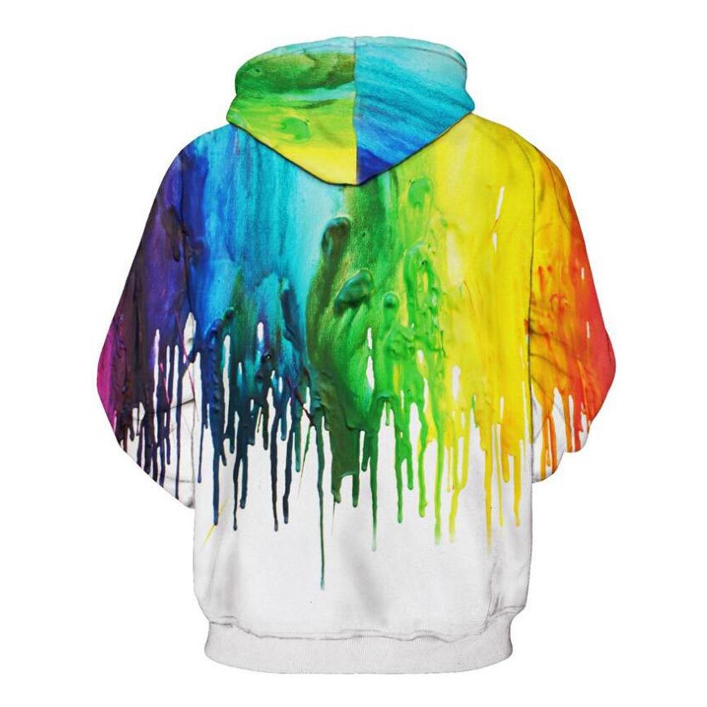 Casual Round Neck 3D Print Hoodies for Lovers-STYLEGOING