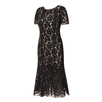 Sexy Backless Elegant Lace Dresses for Women