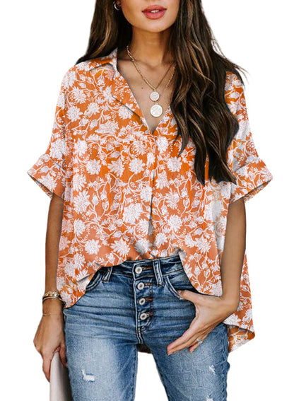 Casual Summer Short Sleeves Shirts for Women