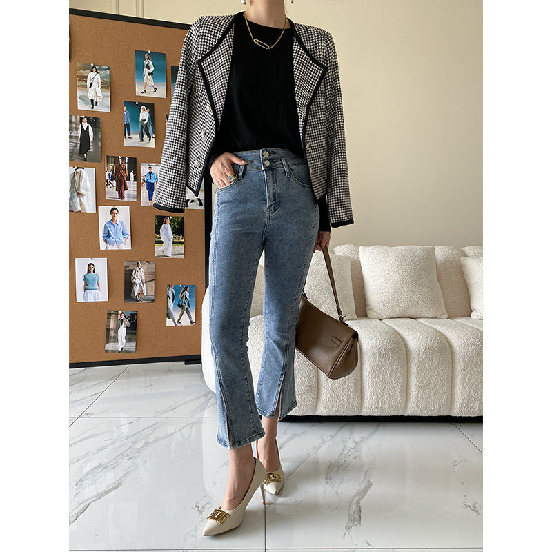 Vintage Designed Fall Short Jackets for Women