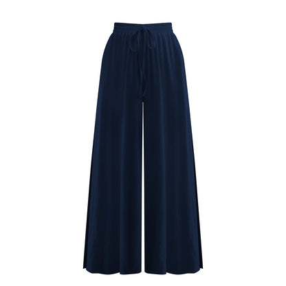 Casual Side Split Women Summer Pants