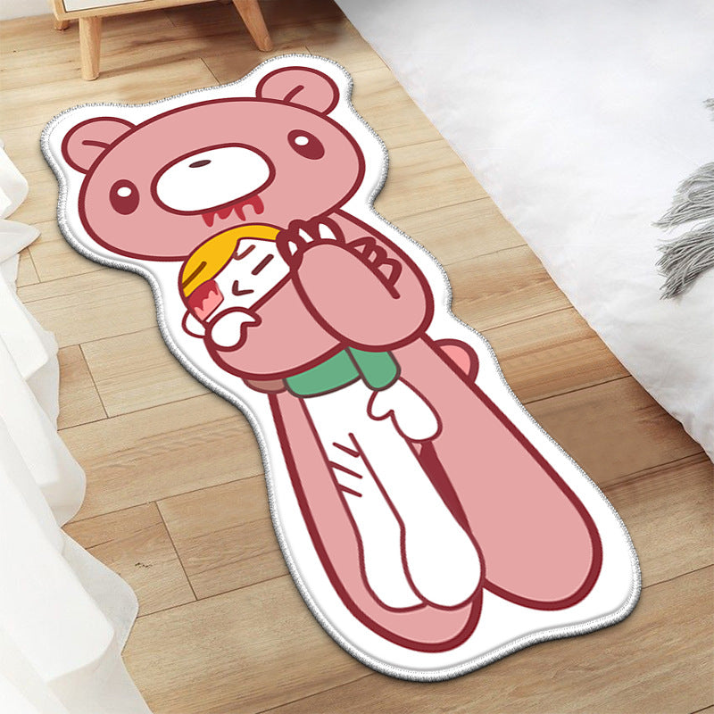 Creative Gloomy Bear Design Living Room Mats