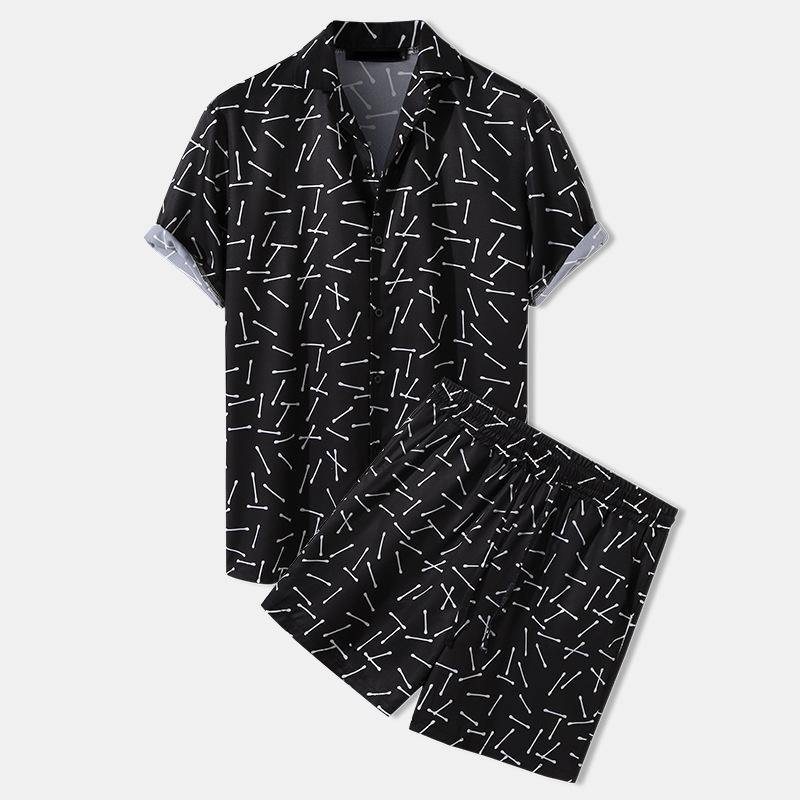 Men's Summer Short Sleeves Tops&Short Pants-STYLEGOING