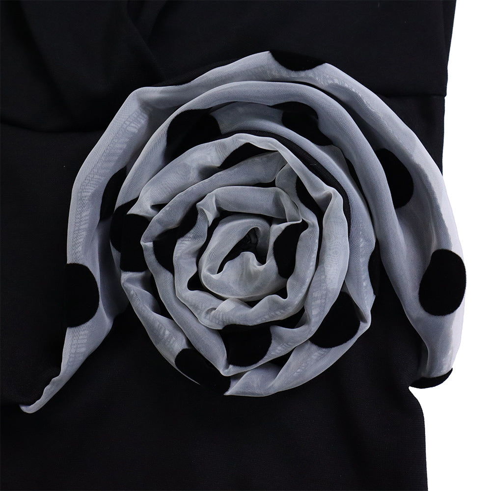 Fashion Polka Dot Tulle Women Dresses