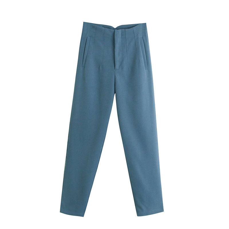 Elegant High Waist Summer Slim Casual Pants for Women
